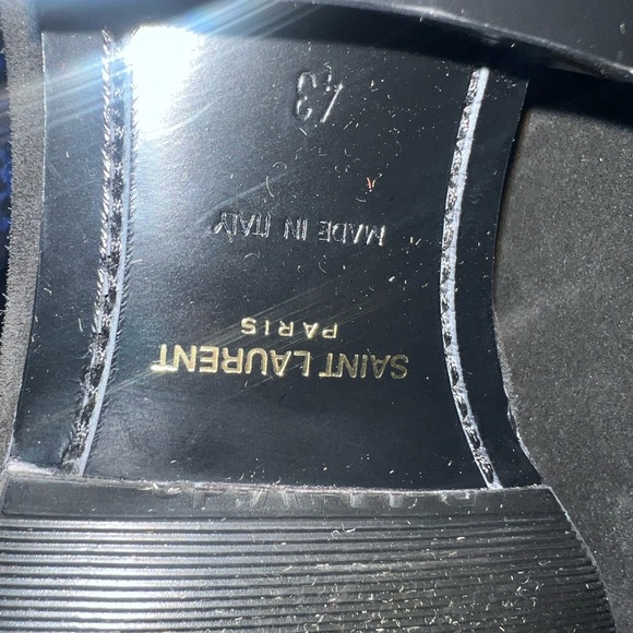 Saint Laurent Man Suede Chelsea Boots original price$1,190 New in Box size10/43 - Picture 5 of 9